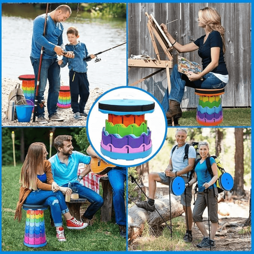 Asiento Portátil Plegable – Descanso inmediato