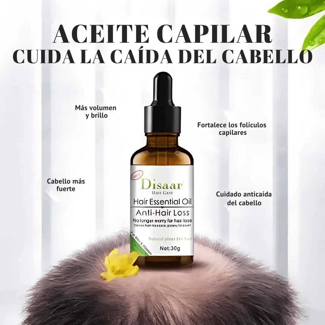 Aceite Profesional Anticaída y Crecimiento - Recupera tu confianza