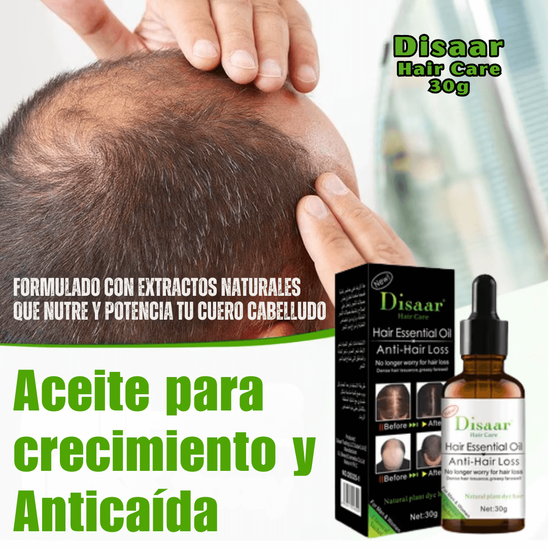 Aceite Profesional Anticaída y Crecimiento - Recupera tu confianza