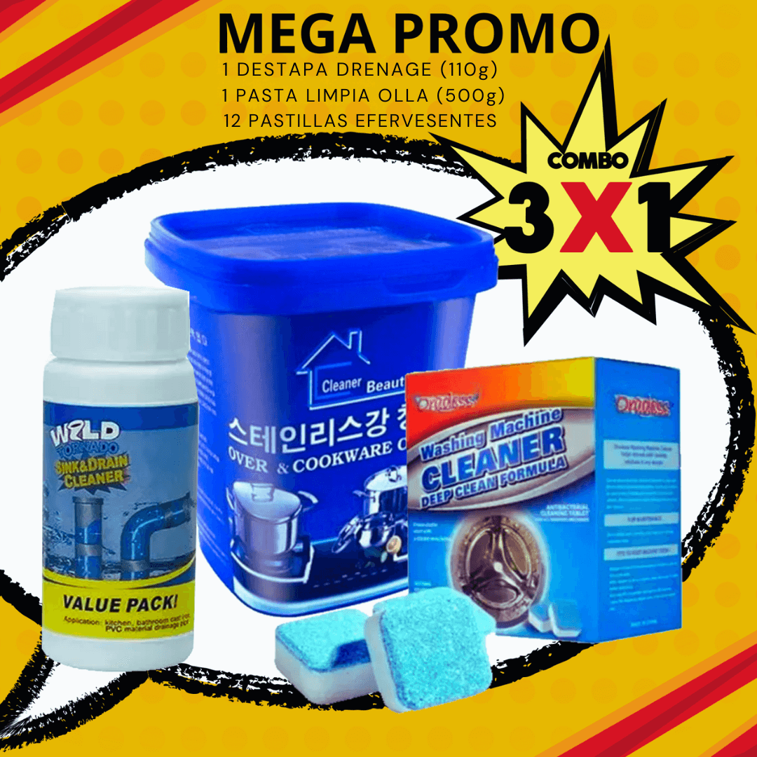 ⭐ Pack 3en1 Limpieza Hogar