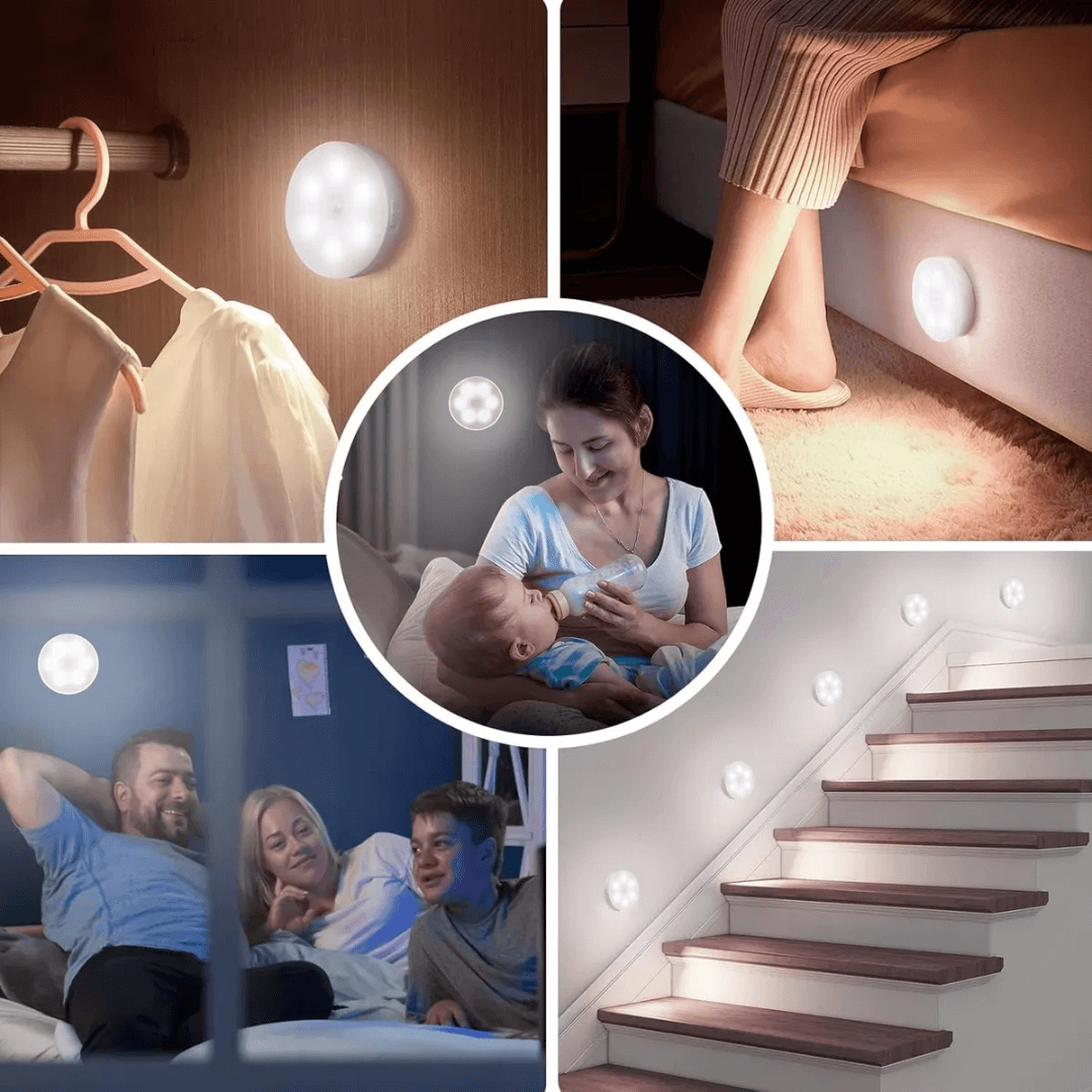 Luces Led Pack 3 Und con sensor de movimiento