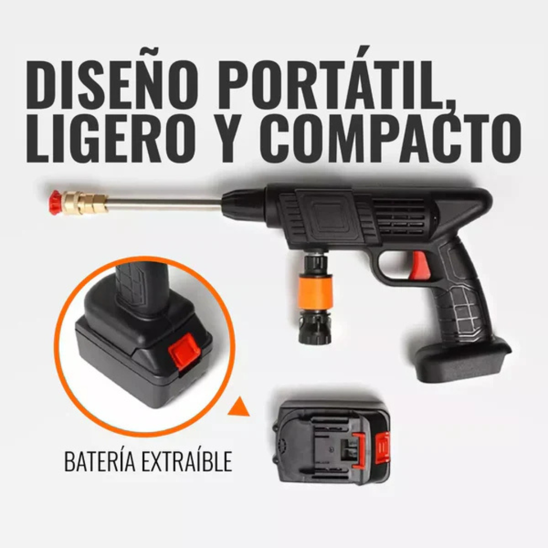 Hidrolavadora Portatil Inalambrica 2 Baterias
