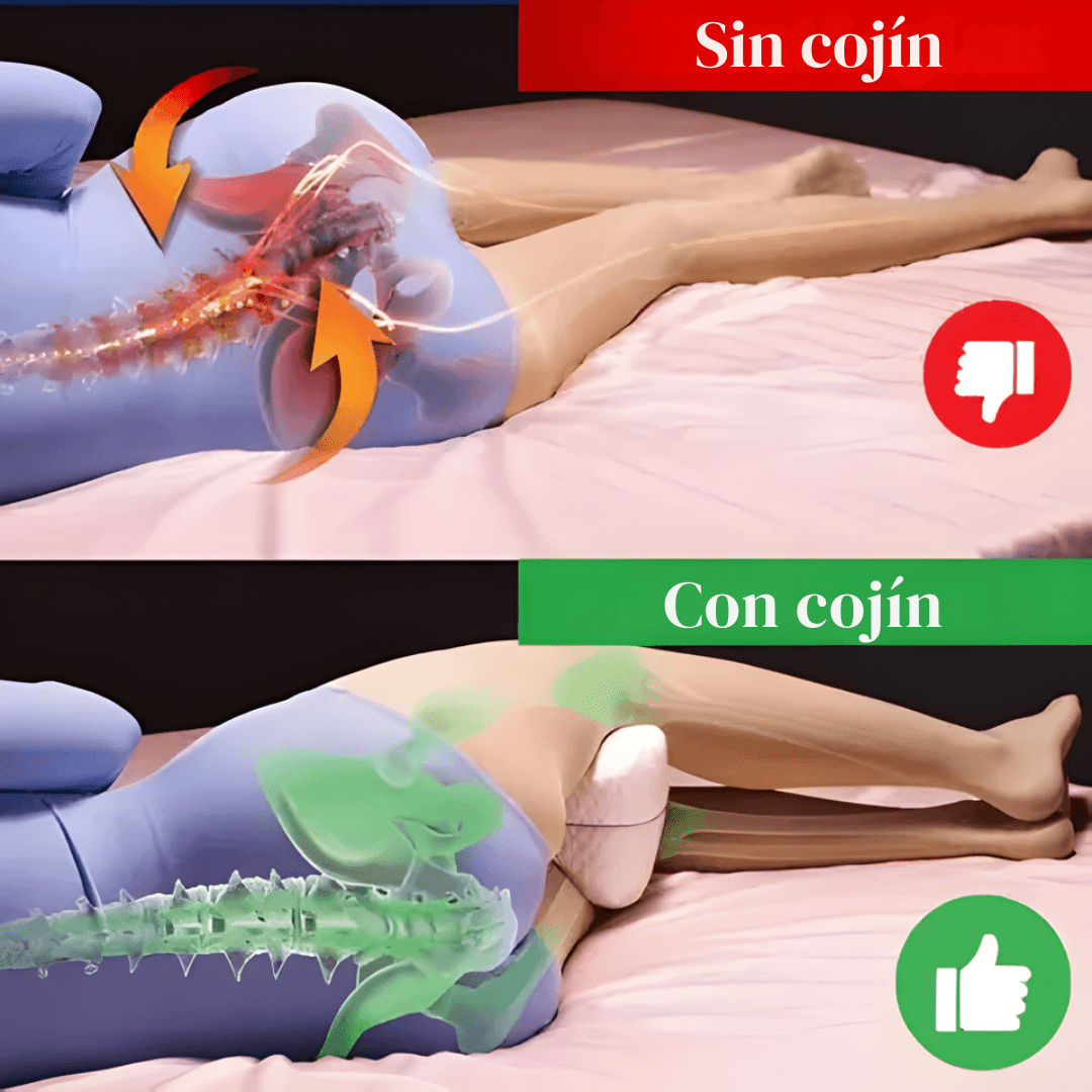 Cojin Almohada Ortopedica - El alivio que tu espalda y rodillas necesitan