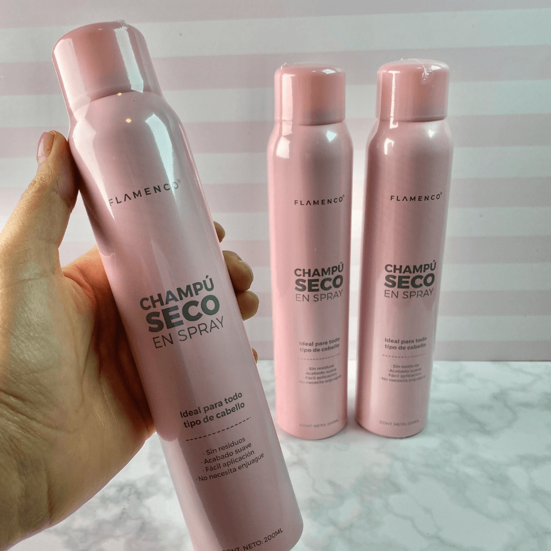 Flamenco Shampoo Desengrasante Spray en Seco