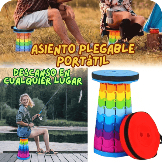 Asiento Portátil Plegable – Descanso inmediato