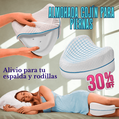 Cojin Almohada Ortopedica - El alivio que tu espalda y rodillas necesitan