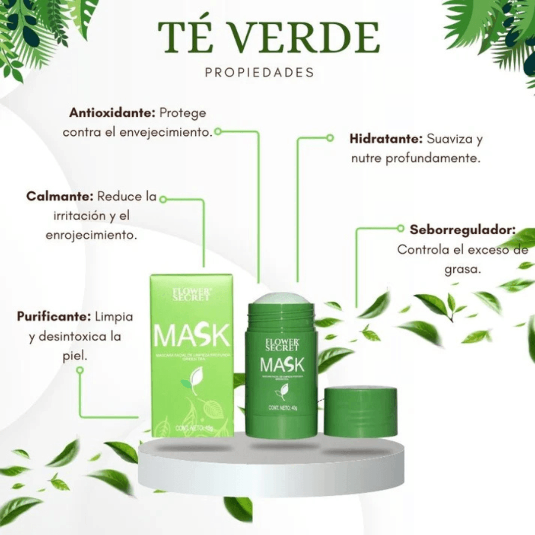 Mascarilla de Té verde en barra