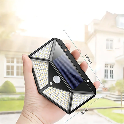 Foco Solar 100 Led Sensor Movimiento