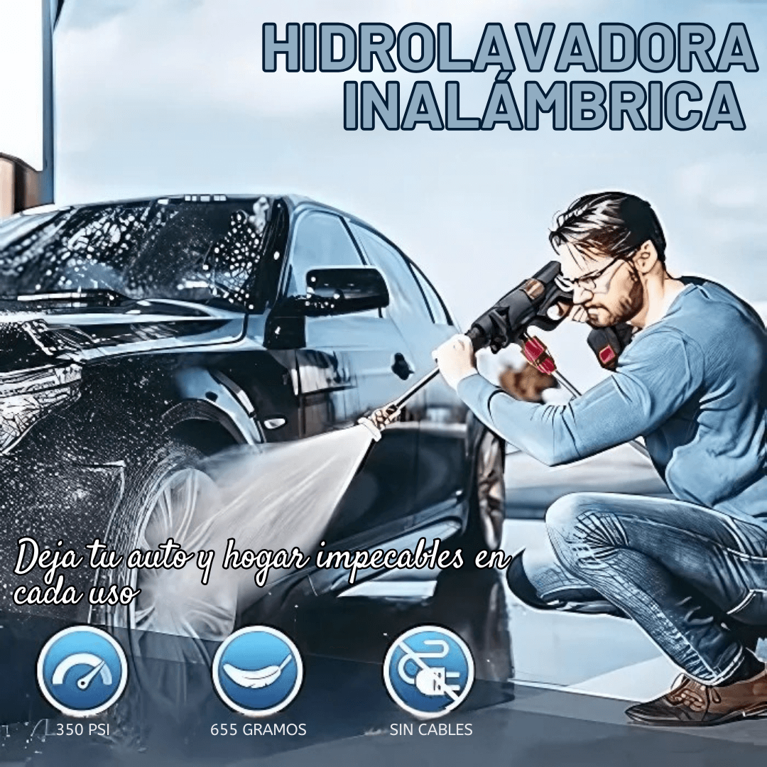Hidrolavadora Portatil Inalambrica