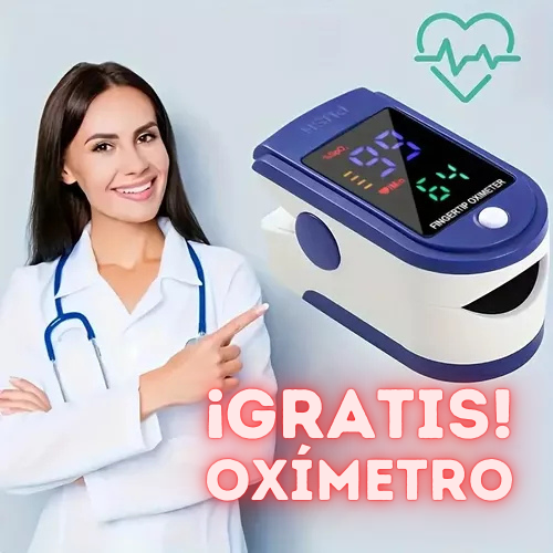 TENSIOMETRO + OXIMETRO GRATIS