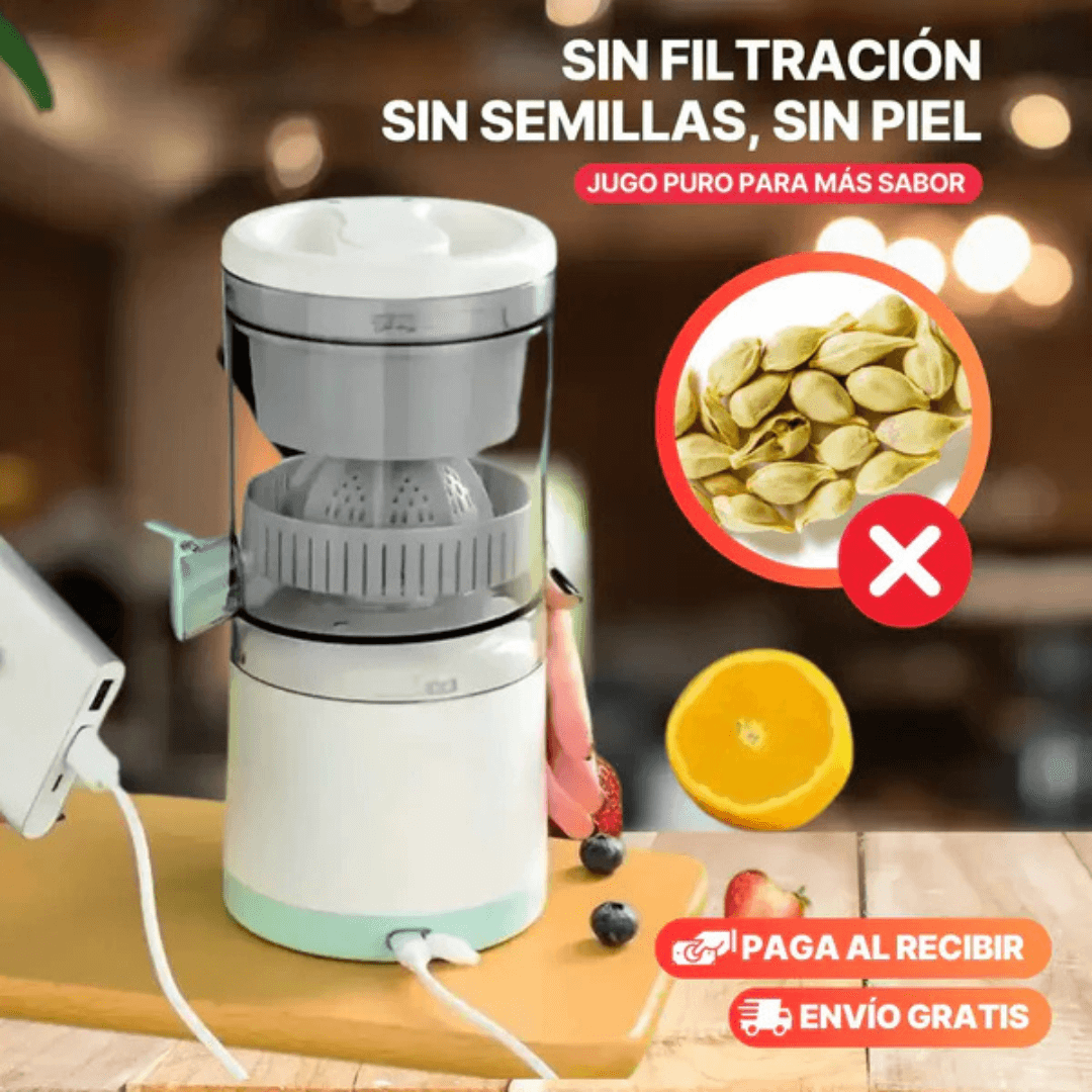 Exprimidor Electrico De Jugo - Tus jugos favoritos a un botón de distancia