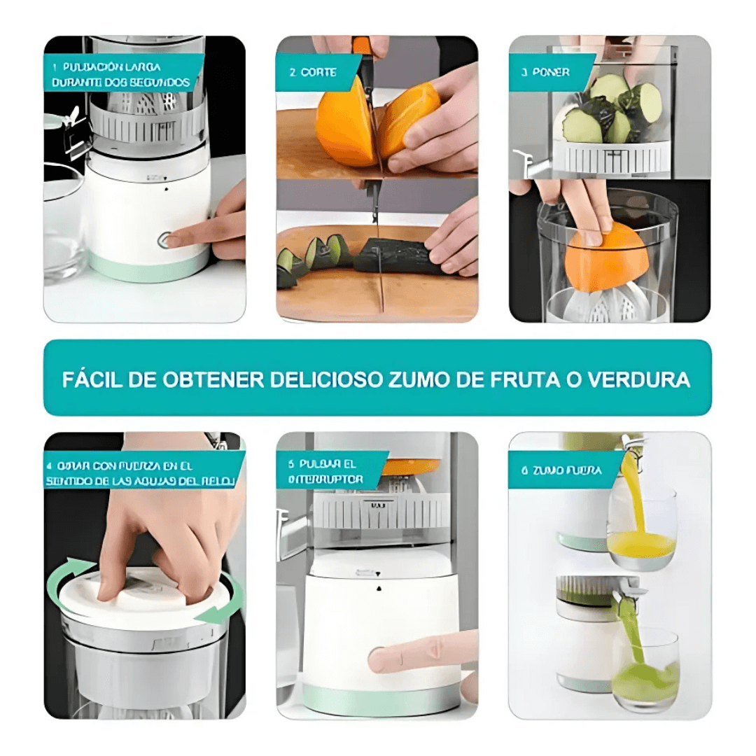 Exprimidor Electrico De Jugo - Tus jugos favoritos a un botón de distancia