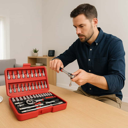 FixMaster46 - Kit de Herramientas Compacto