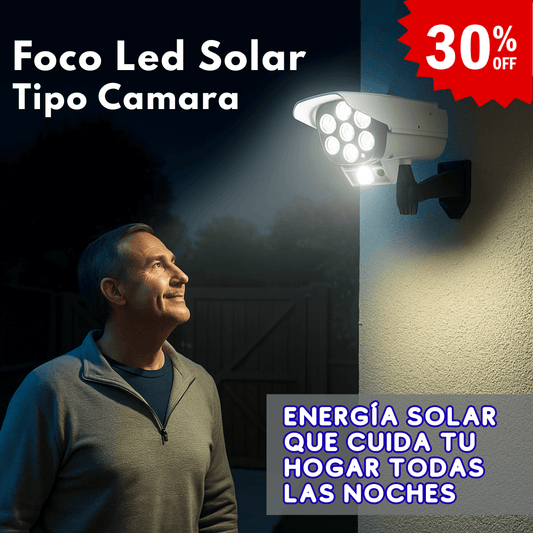 Foco Led Solar - Tipo Camara